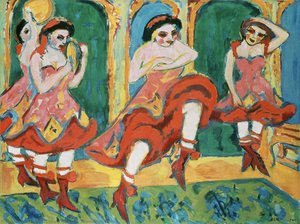 Czárdas-tanzerinnen — Ernst Ludwig Kirchner