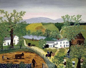 The Pond — Grandma Moses