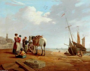 Italian Coast Scene — Clarkson Frederick Stanfield, Romanticism