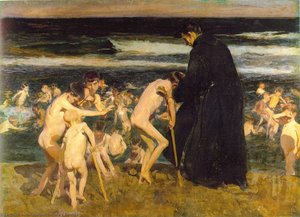 Sad Inheritance — Joaquín Sorolla Y Bastida, Impressionist Landscape