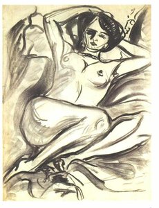 Reclining Nude (isabella) — Ernst Ludwig Kirchner