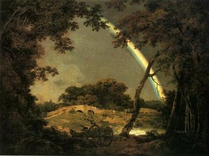 Landscape With A Rainbow — Joseph Wright Of Derby, Romanticism