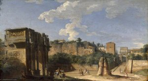 The Forum, Rome — Giovanni Paolo Panini