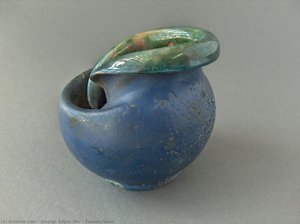 Tuxedo Vase — George Edgar Ohr