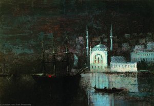 Night Constantinople — Ivan Konstantinovich Aivazovsky