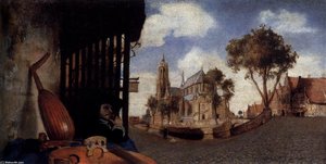 View Of The City Of Delft — Carel Fabritius, Baroque