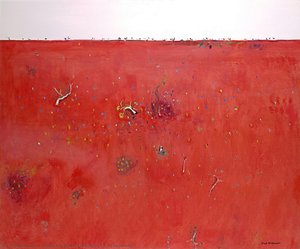 Red Landscape — Frederick Ronald Williams, Contemporary Realism