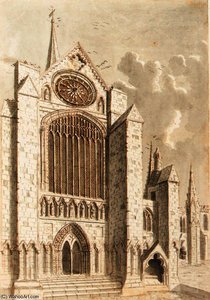 Southern aspect of lichfield cathedral