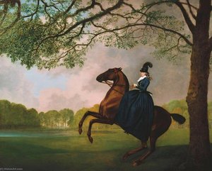 Laetitia, Lady Lade — George Stubbs