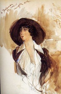 Portrait Of Donna Franca Florio — Giovanni Boldini