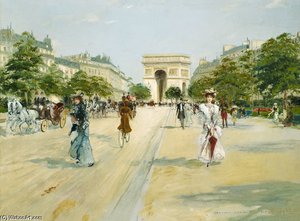 Paris, Avenue You Bois De Boulogne