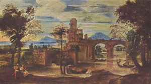 Römische Landschaft — Annibale Carracci
