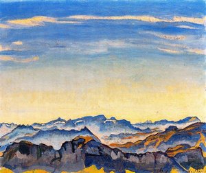 Vaud Alps Seen From The Rochers-de-naye — Ferdinand Hodler, Art Nouveau