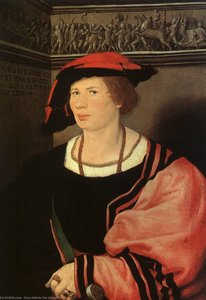 Benedikt Von Hertenstein, Oil On Paper Mounted — Hans Holbein The Younger, Northern Renaissance