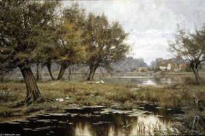 Old Willows, Abinger Hammer — Edward Wilkins Waite