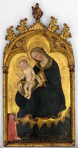 The Virgin Of Humility, With A Donor — Джентиле Да Фабриано