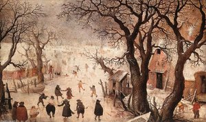 Winter Landscape — Hendrick Avercamp, Dutch Golden Age