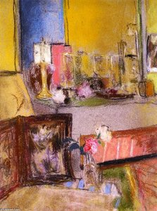 Coin De Cheminee À Les Clayes — Jean-édouard Vuillard, Post-impressionism