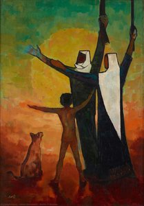 Battle Of Karama — Ismail Shammout, Contemporary Realism