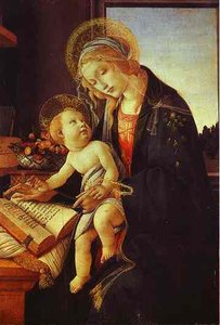 Alessandro Botticelli - Madonna Del Libro — Sandro Botticelli