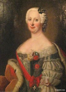 Joanna Elisabeth Of Holstein-gottorp — Antoine Pesne