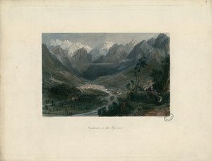 Cauterets, In The Pyrenees — Thomas Allom