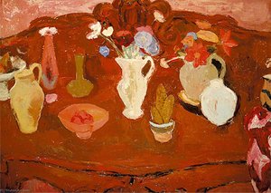 Still Life With Cactus — Sir William George Gillies, Cubism