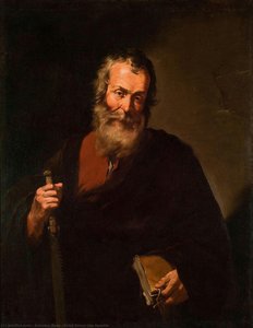 Saint Simon The Apostle — Salvator Rosa
