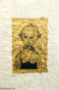 Jeune Fille Au Fichu — Léonard Tsuguharu Foujita