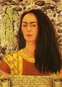 Self-portrait With Loose Hair — Frida Kahlo, Mexican Surrealism