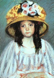 Girl In A Large Hat — Mary Stevenson Cassatt