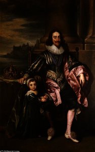 Charles I, And Prince Charles — Sir Anthony Van Dyck