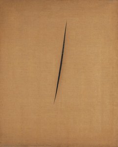 Concetto Espacial, Espera — Lucio Fontana