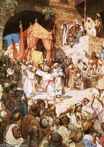 David Bringing Ark Into Jerusalem — William Brassey Hole