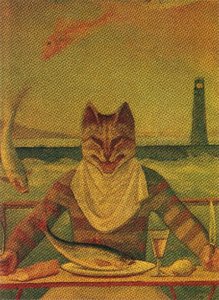 The Cat (detail) — Balthus