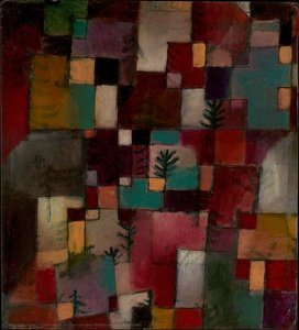 Ritmos Rojoverde Y Violetaamarillo — Paul Klee, Modern Art