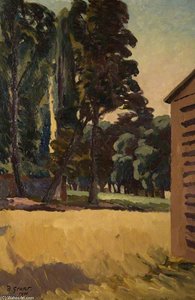 Elms And Poppies — Duncan Grant