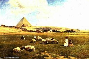 An Arab Flock Near Mena — David Bates