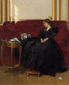 La Veuve — Alfred Stevens