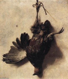 Dead Partridge — Jan Baptist Weenix, Dutch Golden Age