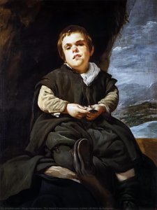 The Dwarf Francisco Lezcano, Called ''el Niño De Vallecas'' — Diego Velázquez, Baroque
