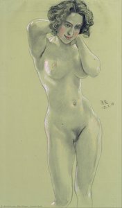 Female Nude — Max Klinger