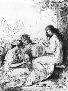 The Three Sisters — Benjamin West