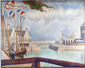 Sunday At Port-en-bessin — Georges Seurat