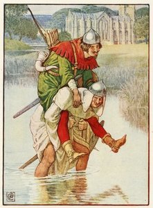 Robin Hood And Father Tuck — Walter Crane