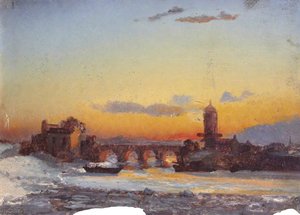 Bridge At Sunset — Thomas Stuart Smith