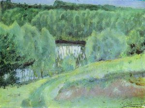 Pond — Mikhail Nesterov