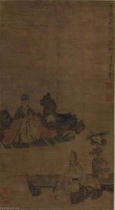 Tasting Tea — Chen Hongshou
