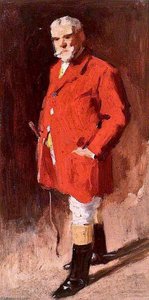 Elderly Bearded Gentleman In Hunting Attire — George Reid