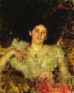 Portrait Of Sylvia — Antonio Mancini